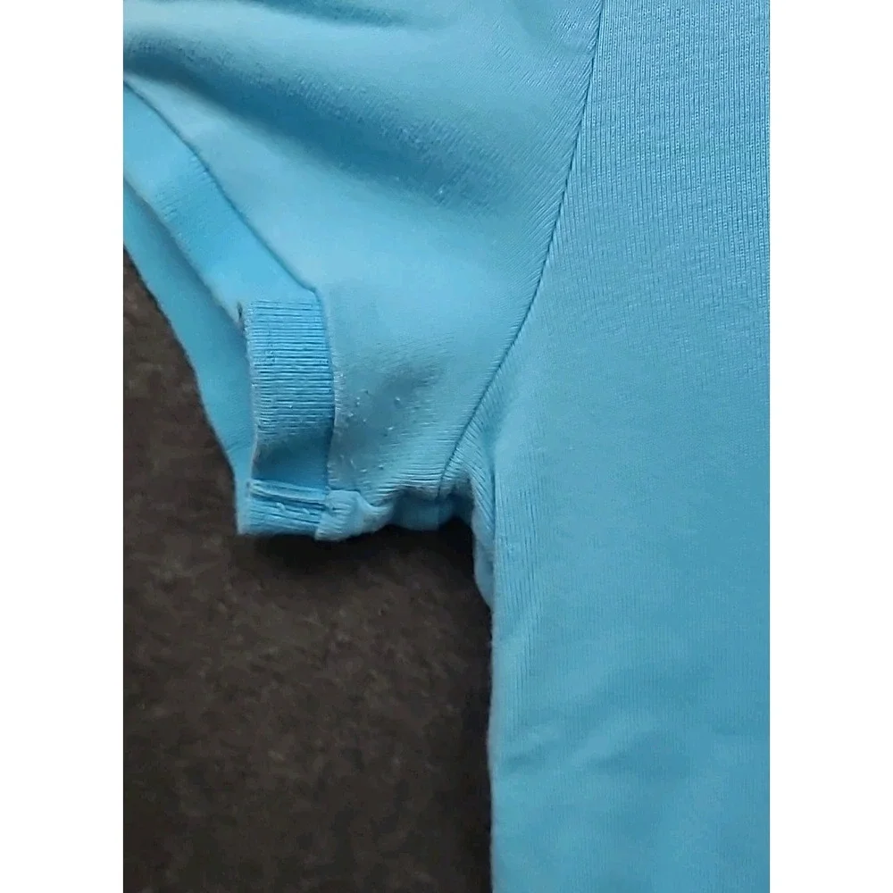 Lauren Ralph Lauren Womens Polo‎ Shirt Small Aqua Blue READ